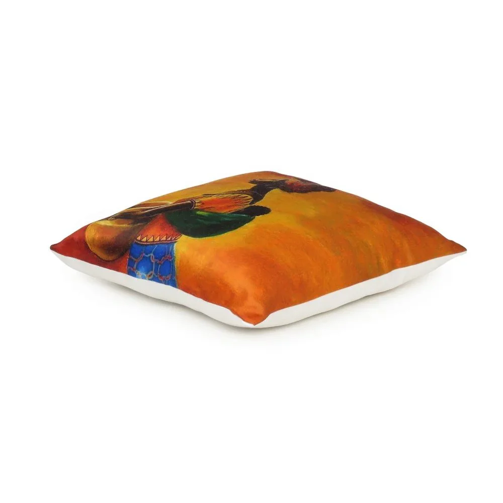 Oussum Home Decorative Comfortable Lady Digital Print Cushion Pillow Cover
